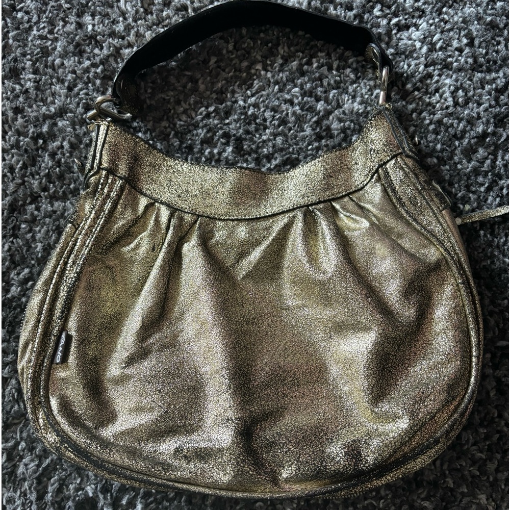 Tano gold metallic purse